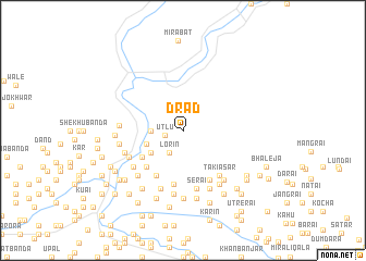 map of Drad