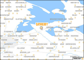 map of Dræby