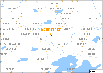 map of Draftinge