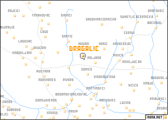 map of Dragalić