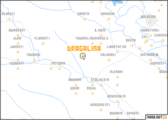 map of Dragalina