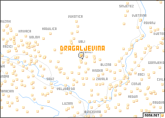 map of Dragaljevina