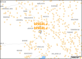 map of Dragalj