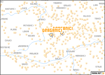 map of Draganići