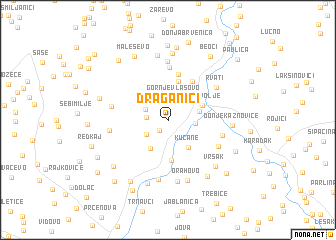 map of Draganići