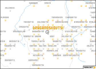 map of Draganoskovtsi