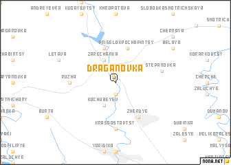 map of Draganovka