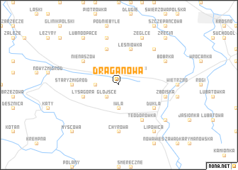 map of Draganowa