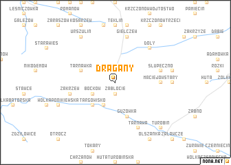 map of Dragany