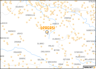 map of Dragaši