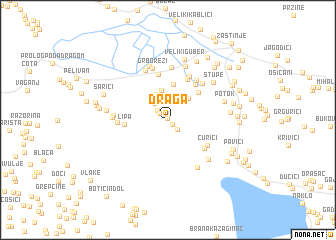 map of Draga