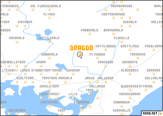 map of Dragdö