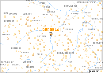 map of Dragelji