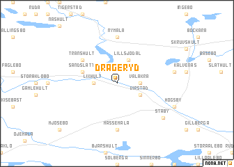 map of Drageryd