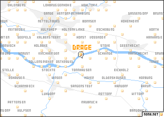 map of Drage