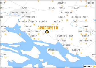 map of Dräggesta