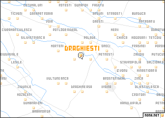 map of Drăghieşti