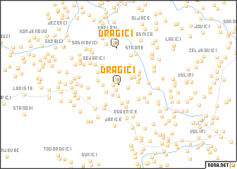 map of Dragići