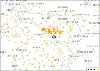 map of Draginac