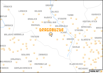 map of Dragobužde
