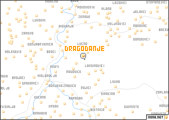 map of Dragodanje