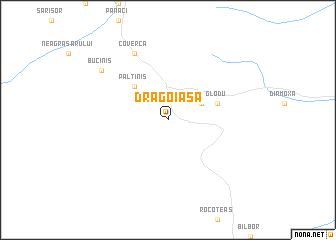 map of Drăgoiasa