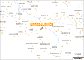 map of Dragojloviće