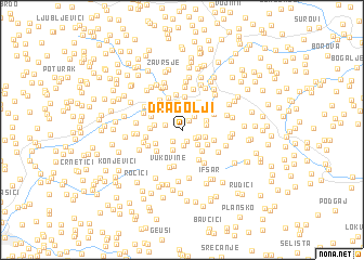 map of Dragolji
