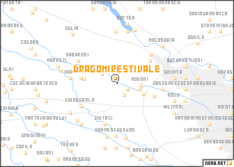 map of Dragomireşti-Vale