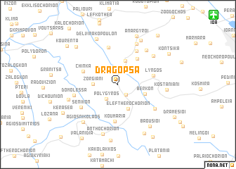 map of Dragopsá