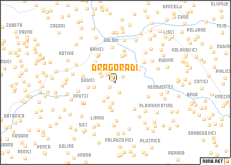 map of Dragoradi