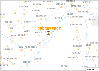 map of Dragoševac