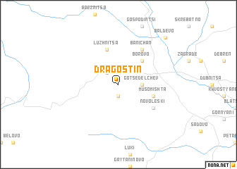 map of Dragostin