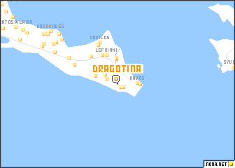 map of Dragotiná