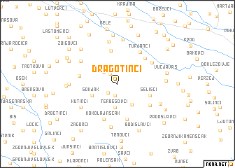 map of Dragotinci