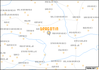 map of Dragotin