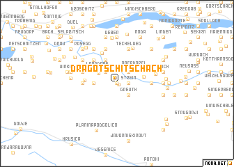 map of Dragotschitschach