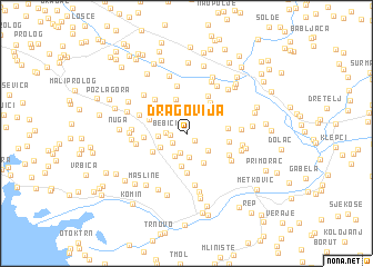 map of Dragovija