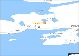 map of Dragøya