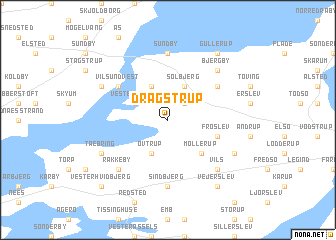 map of Dragstrup