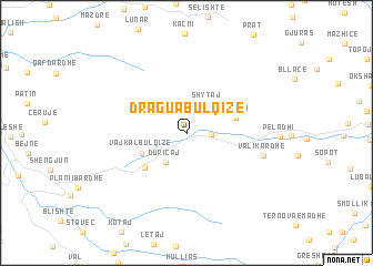 map of Dragua-Bulqizë