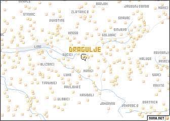 map of Dragulje