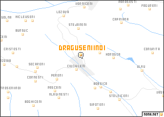 map of Drăguşenii Noi