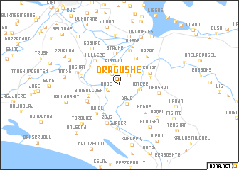 map of Dragushë