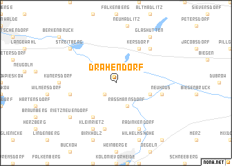 map of Drahendorf