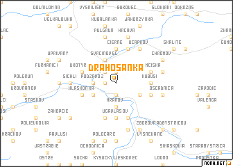 map of Drahošanka