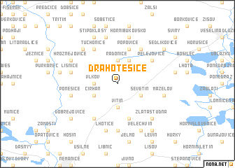 map of Drahotěšice