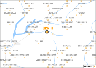 map of Draix