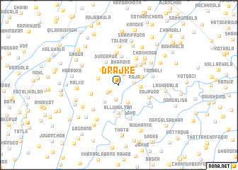 map of Drājke