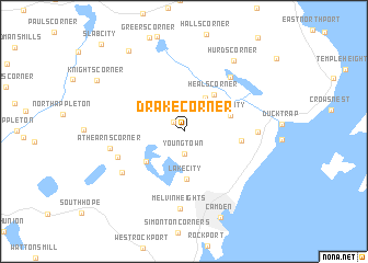 map of Drake Corner
